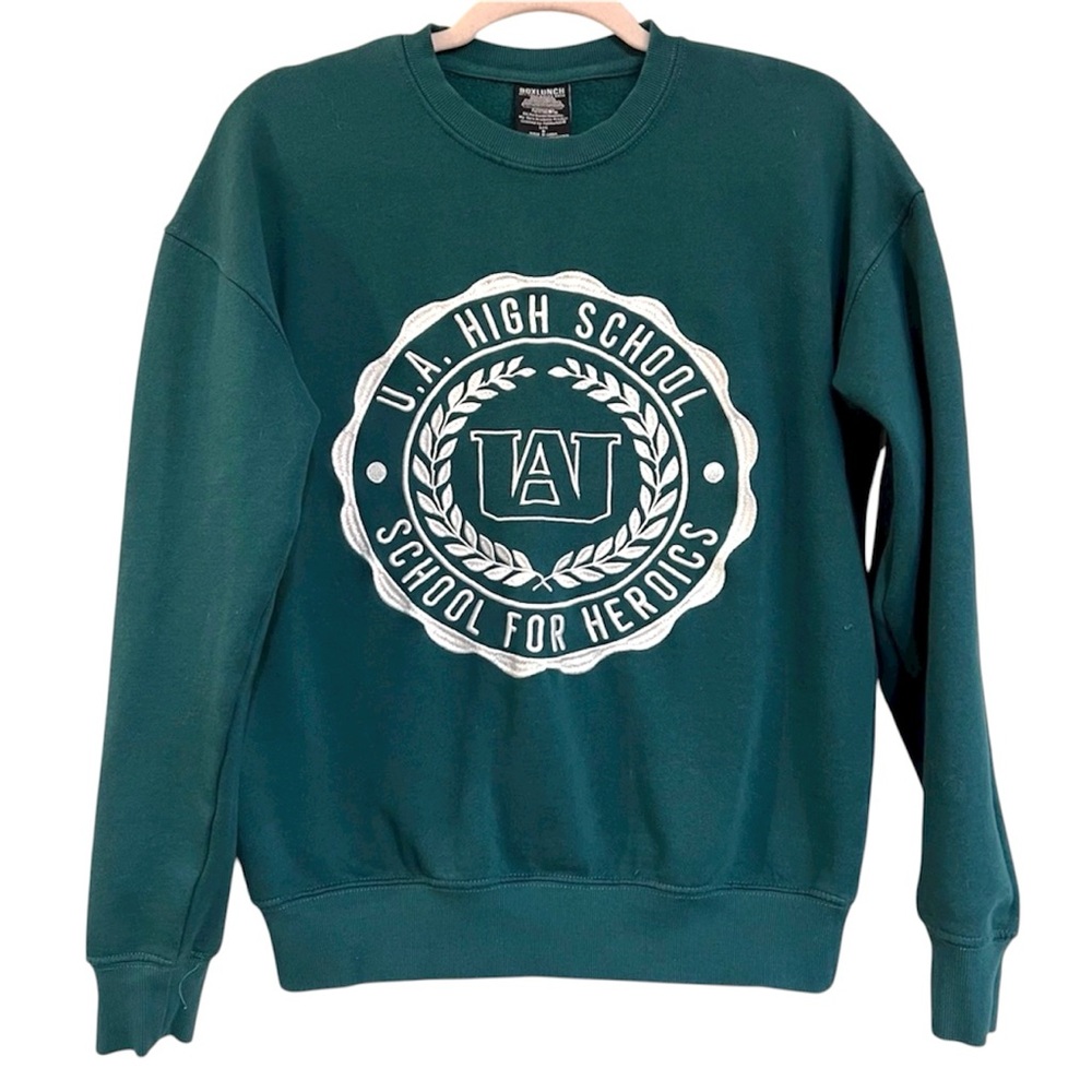 My Hero Academia U.A. High Crew Neck Sweatshirt BoxLunch Funimation Sz Small